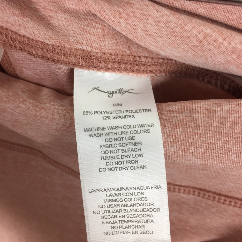 G b Gottex Leggings w/mesh cutouts - Picture 5 of 5